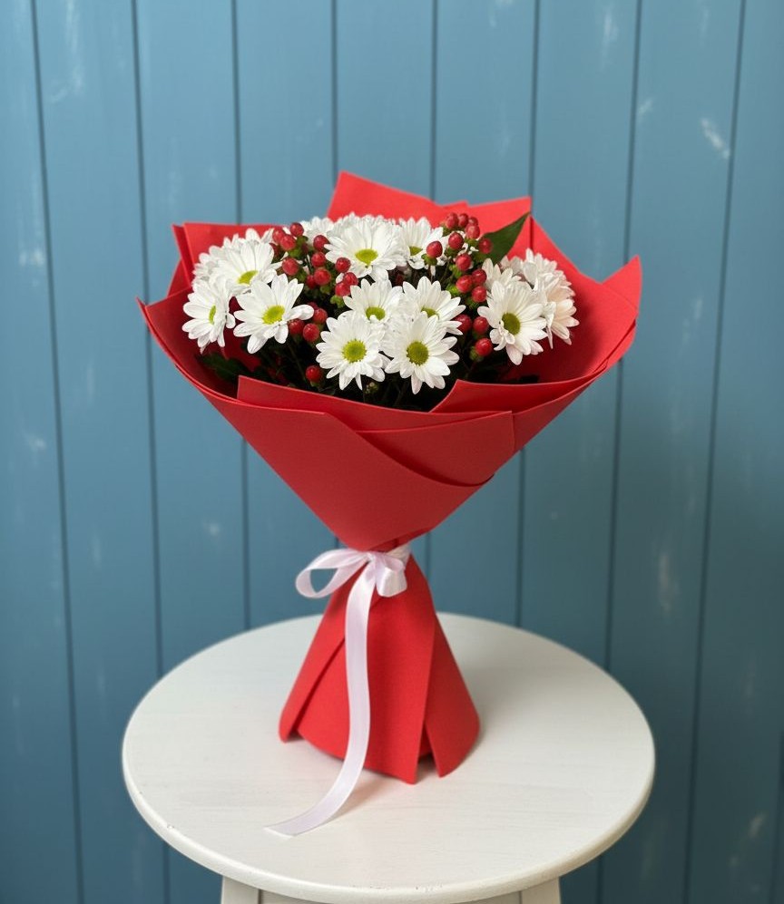 Букет цветов из: Хризантемы в Софьино