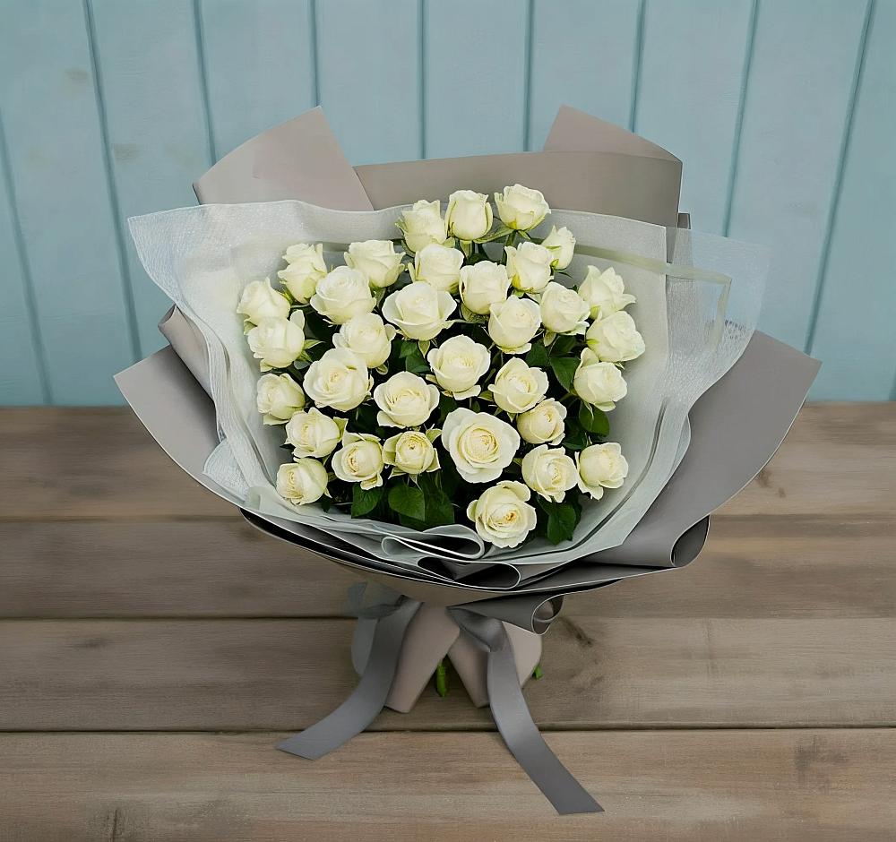 Букет Белоснежная нежность в Софьино