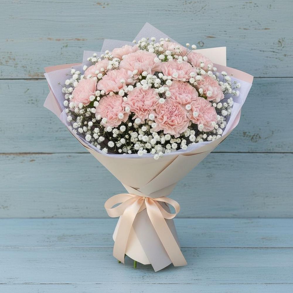 Букет цветов из: Гвоздики в Софьино