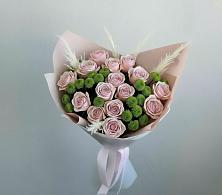 Букет цветов из:  Розы и Хризантемы в Софьино