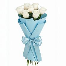 Букет 7 белых роз Проуд #REPLACE_PRED# Софьино